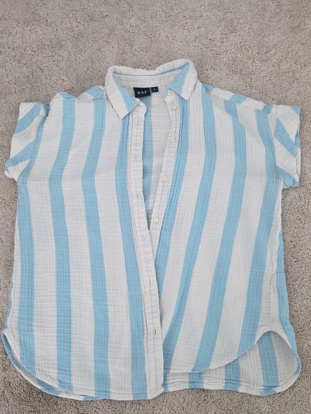 Gap Summer Striped Button Down